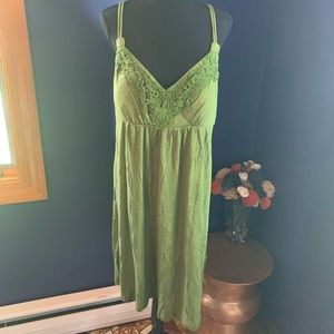 NWT Apt9 army green summer dress XL